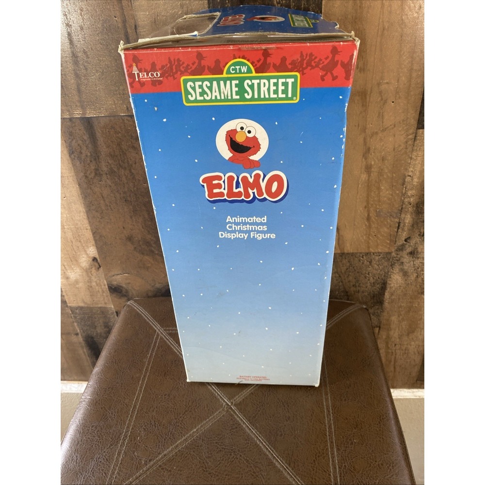 Vintage 1998 Telco Elmo Animated Christmas Figure Plush Sesame Street Jim Henson - Picture 17 of 17